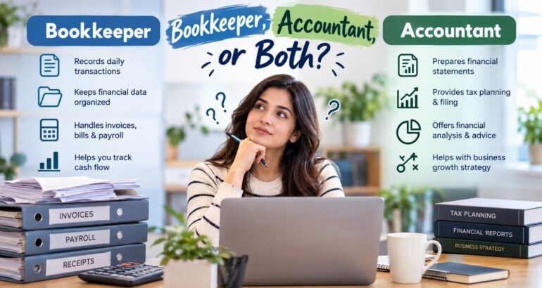 Should I Hire a Bookkeeper or an Accountant